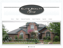 Tablet Screenshot of eliterealty-group.com